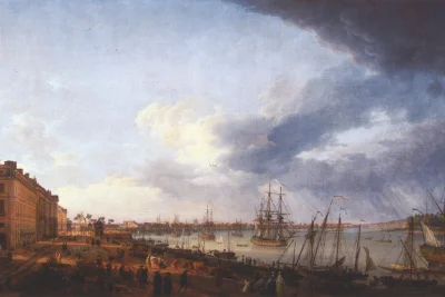 Joseph Vernet - Vue du port de Bordeaux 1758