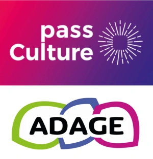 Logo du pass Culture et  Adage